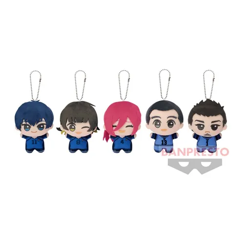 BANPRESTO TV Аниме Blue Lock Vol.4 Набор OF FIVE Синие Куклы Plush Подвеска 11 см Высота