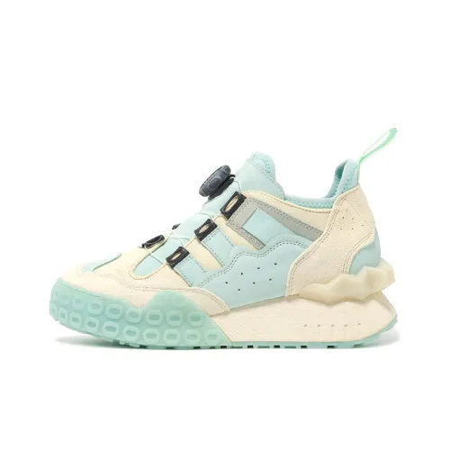 OETZI Скейтборд Кроссовки MID Топ Бирюзовый & Бежевый Женские