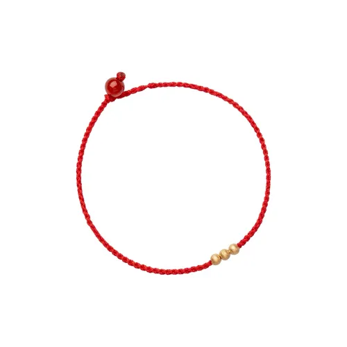 West Island Браслеты THREE Бусины Красная нить Стиль Унисекс