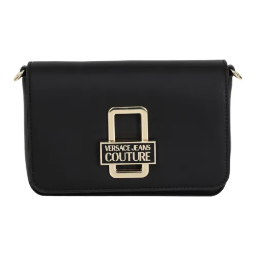 VERSACE JEANS COUTURE ПУ (полиуретан) Сумка через плечо маленькая женская черная