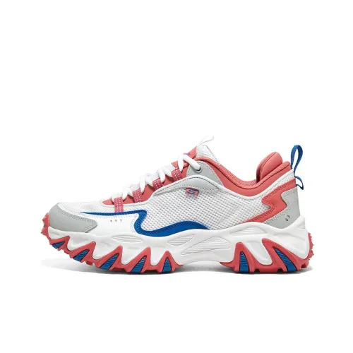 Skechers Stamina V3 Wildfire Обувь Низкий Верх Альпинистская Походная Обувь Мужская Белый Красный Синий