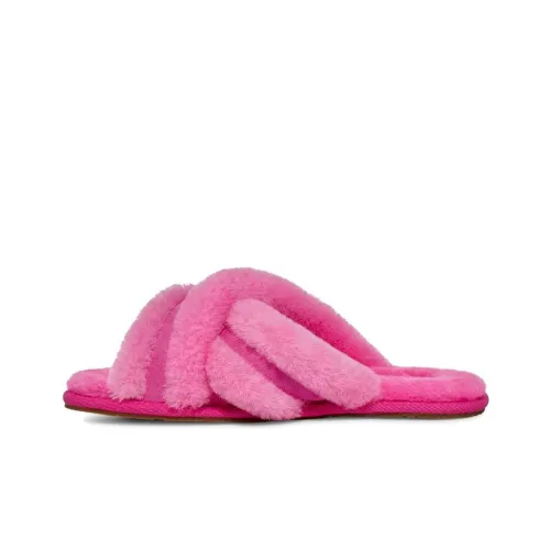 UGG Scuffita Plush Slippers Women's Carnation Pink