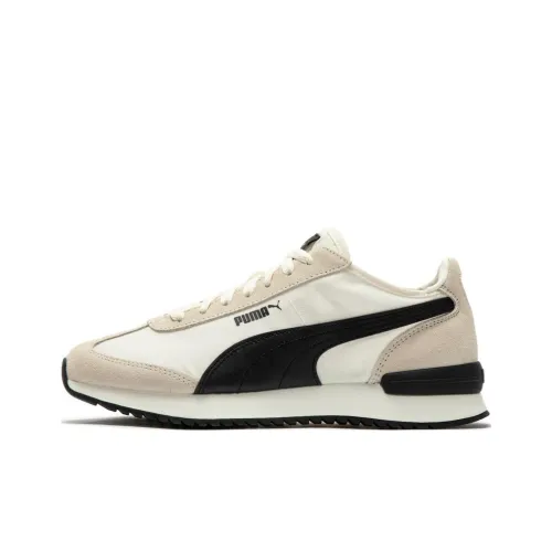 PUMA Rider Future Винтаж Slip-resistant Abrasion-resistant Низкий топ Повседневная обувь Унисекс Бежевый Черный