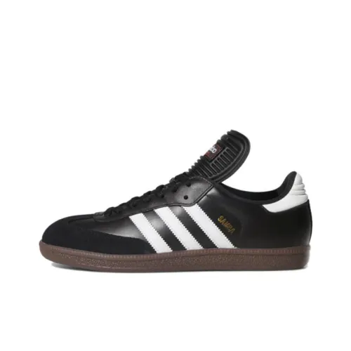Adidas Originals Samba Классический Устойчивый к истиранию Низкий Топ Скейтборд Кроссовки Мужские Черно-Белые