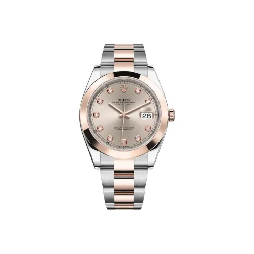 ROLEX Автоматический Механический Механизм Мужские Часы Log Series 41 мм Золото