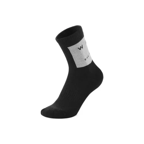 LINING 1 Пачка Черные Мужские Носки MID до икры