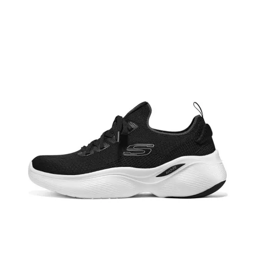 Skechers Arch Fit Low Топ Беговые кроссовки Мужской Черный белый
