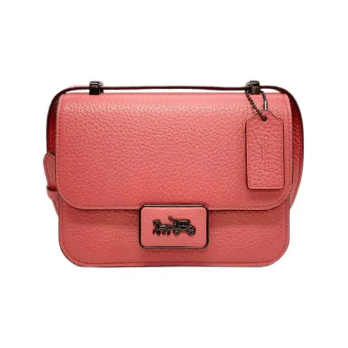 COACH Alie Галька Кожа Сумка через плечо Сумка на плечо Женская Розовая