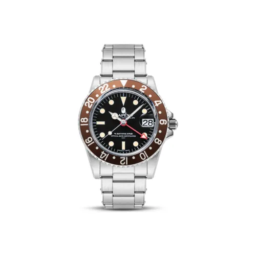 A BATHING APE Механический механизм Мужской Bape watch Часы 43 мм Черный