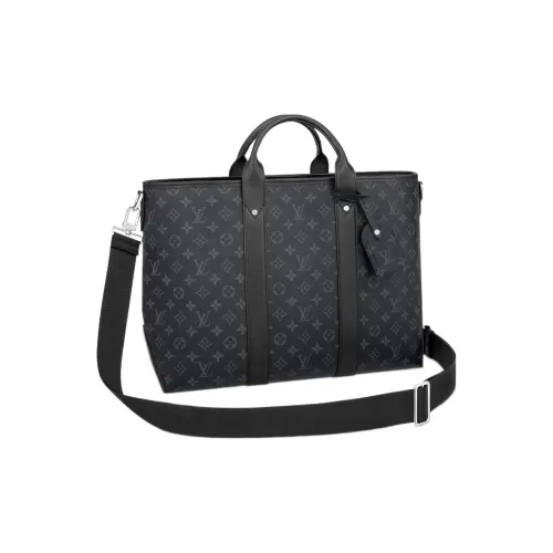 LOUIS VUITTON Weekend Tote NM Холст с кожей Сумка через плечо Сумка Обычный Мужской