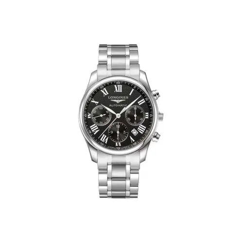 LONGINES Master Collection Автоматический Механический Часы Мужские 42 мм Черный Циферблат