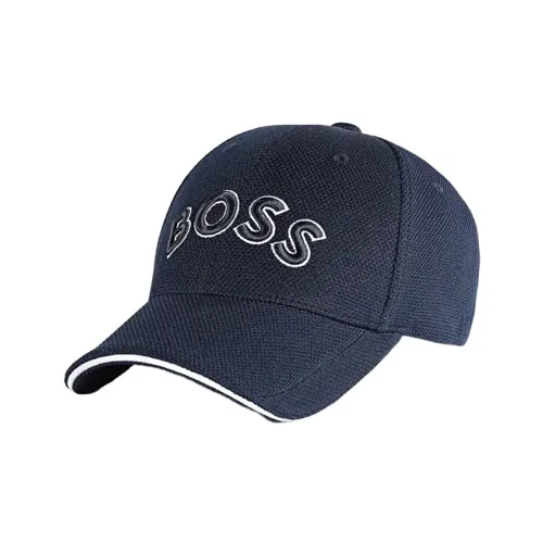 Hugo Boss Хлопковые кепки синие мужские