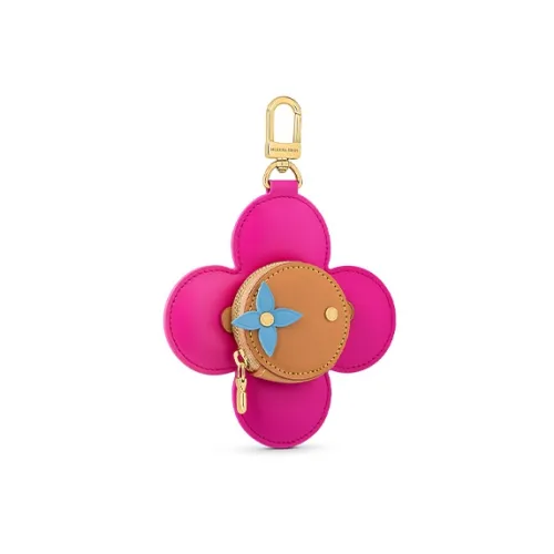 LOUIS VUITTON Кошелек из коровьей кожи женский фуксия