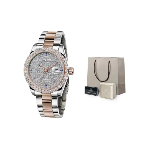 ROYAL CROWN RC Кварцевый механизм Часы Мужские Золото Циферблат RC3662M 1 мм