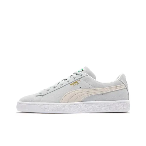 PUMA Suede Series Classic XXI Low Топ Скейтборд Кроссовки Унисекс Белый Серый