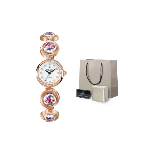 ROYAL CROWN RC Кварцевый механизм Часы Женские Жемчужная раковина Циферблат RC6430 мм