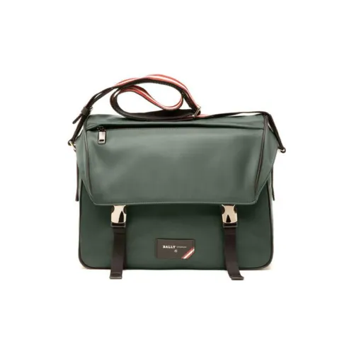 BALLY Nylon Messenger Bag Crossbody Bag Shoulder Bag Large Men's Green BALLY Нейлоновая сумка-доставка сумка через плечо большая мужская зеленая