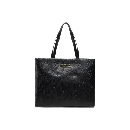 VERSACE JEANS COUTURE Сумка Tote из синтетической кожи сумка для покупок сумка через плечо большая женская черная