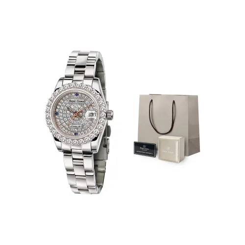 ROYAL CROWN RC Кварцевый механизм Часы Мужские Белый циферблат RC3662L 1 BB