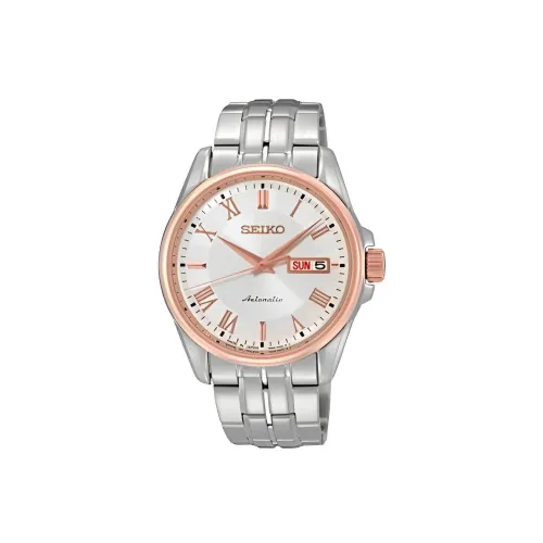 SEIKO Presage Series Автоматический Механический Механизм Нержавеющая Сталь Ремешок Часы 42,5 мм Мужские Часы Белый Циферблат