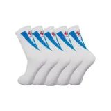 5 пар (белый и синий цвет)