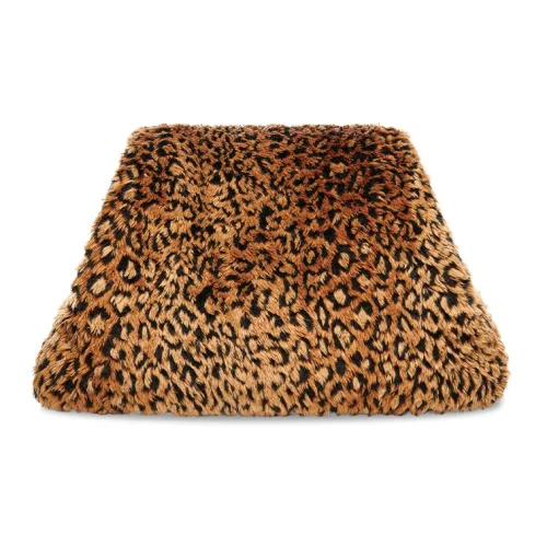 Balenciaga Искусственный мех Клатч Средний Женский Коричневый Черный