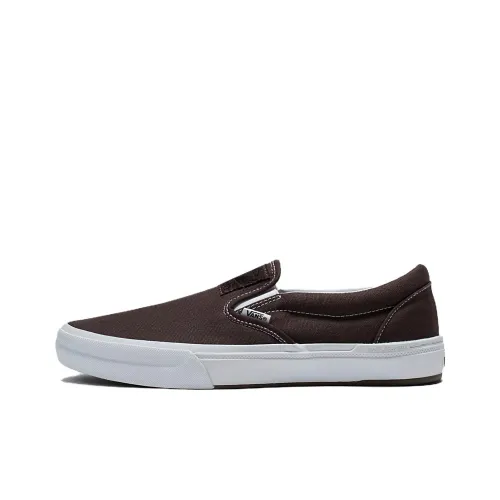 Vans Slip On Dakota Roche BM Устойчивые к истиранию Низкие Кроссовки для скейтбординга Унисекс Коричневый Белый