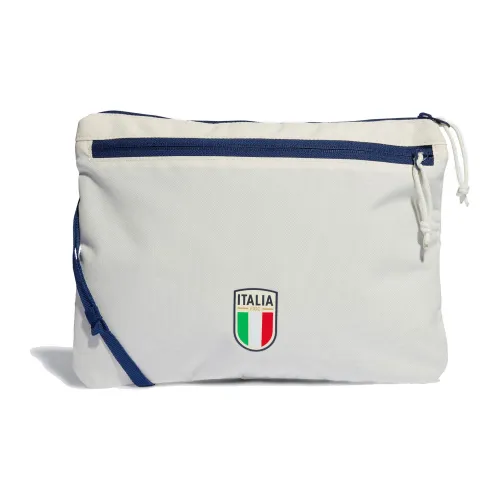 Adidas Переработанный материал Сумка через плечо Стандартная Унисекс Белый Темно-синий