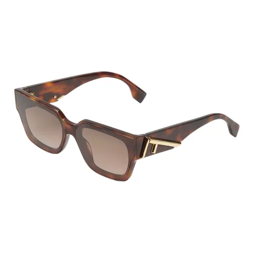 FENDI FirstСолнцезащитные Очки Из Ацетата С Черепаховым Узором