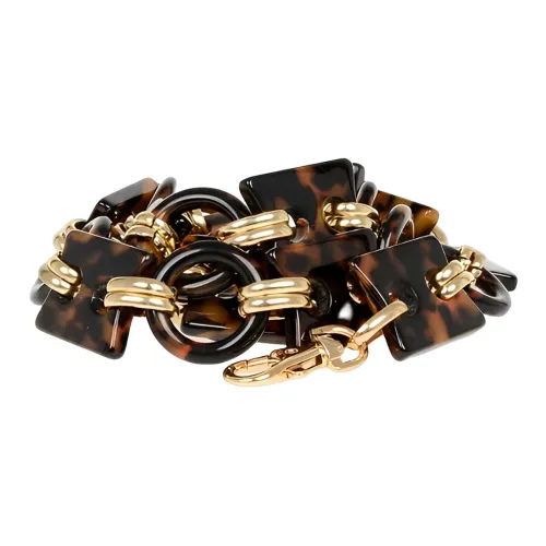 Tory Burch Металл, Пластик, Цепи для талии, Коричневый, Женские