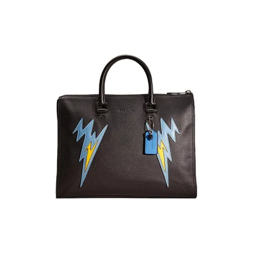 COACH Gotham Сумка через плечо из крупнозернистой текстуры кожи крупнозернистая текстура кожа теленка большой унисекс черный