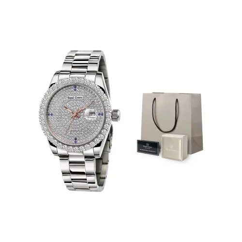 ROYAL CROWN RC Кварцевый механизм Часы Мужские Белый циферблат RC3662M 1 BB