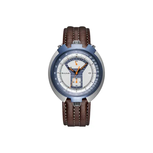 BULOVA Кварцевый механизм Мужские часы 43mm*12mm Серебряный
