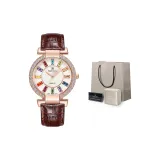 RC4604-Розовый корпус, коричневый ремешок