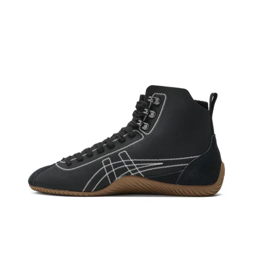 Onitsuka Tiger Sclaw MT Амортизаторы Ударопрочный Устойчивый к истиранию Высокий Топ Повседневный Унисекс Черный
