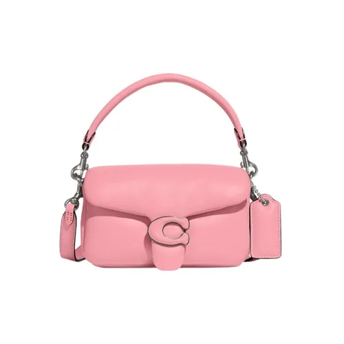 COACH Tabby Sheepskin Сумка через плечо Сумка Маленькая Женская Цветочная Розовая