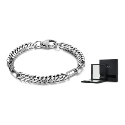 AKAK Титановая сталь Браслеты Форма спины CUBAN BRACELET Унисекс