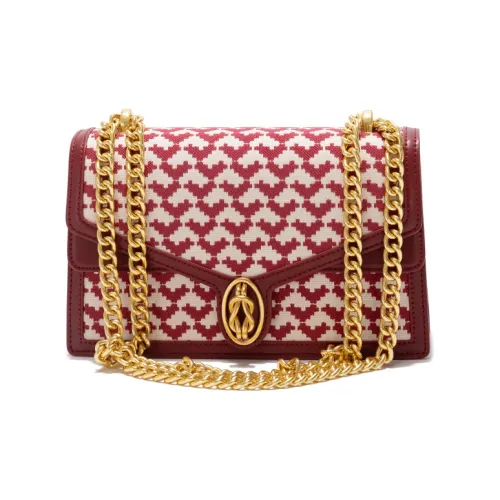 GXFMOD Коровья кожа Вечерняя сумка Сумка через плечо Средняя Женская Красная