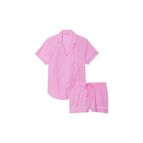 Victoria's Secret Ярко-розовый Женские Пижамные Комплекты