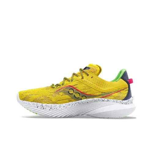 Saucony Kinvara Elite 14 Противоскользящие устойчивые к истиранию низкий топ беговые кроссовки мужские Юпитер желтый