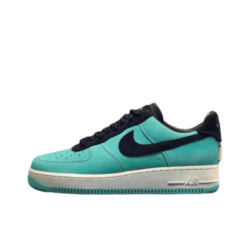 TIFFANY CO. x Nike Air Force 1 Low '1837' Легкий Низкий Топ Скейтборд Кроссовки Унисекс Зеленый Черный