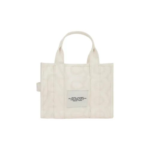 MARC JACOBS Холст Тоут Сумка Сумка для покупок Холст Сумка Сумка через плечо Сумка среднего размера Женская Белая