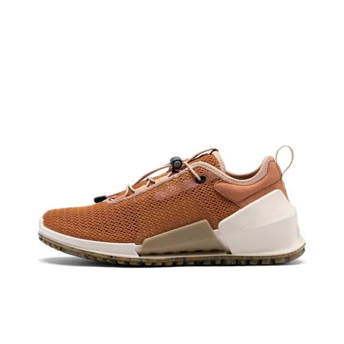 Ecco Striding 2,0 Series Низкий Топ Спортивная Повседневная Обувь Женская Тыква Коричневый