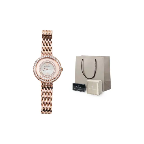 ROYAL CROWN RC Кварцевый механизм Часы Женские Золотой Циферблат RC3628S мм