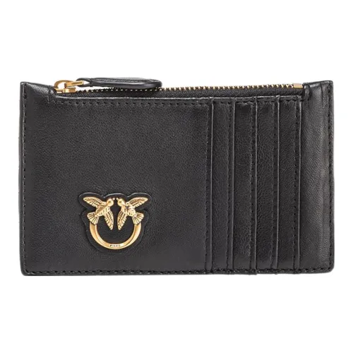PINKO Наппа Кожа Картхолдер Женская Черный