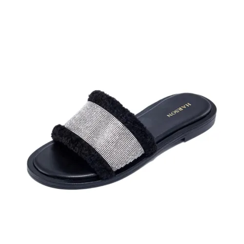 HARSON Износостойкие Слипоны Женские Черные