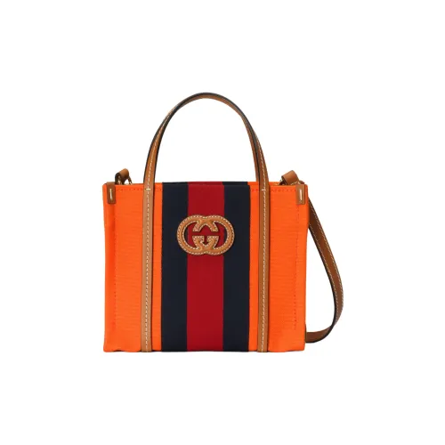 GUCCI Canvas с кожаными вставками тоут сумка для покупок холщовая сумка сумка через плечо мини мужская