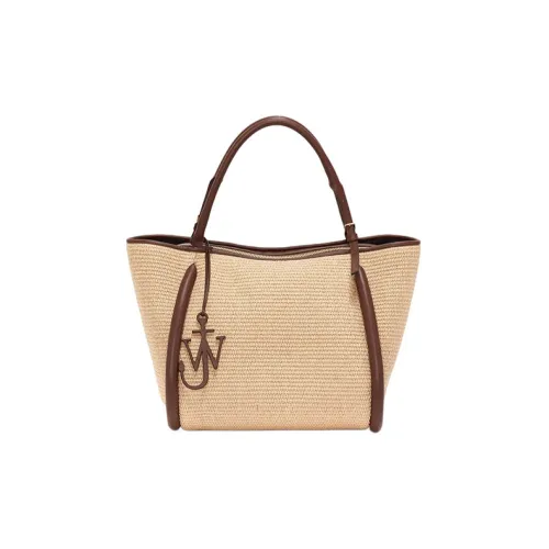 JW Anderson Raffia Tote Bag Shopping Bag Shoulder Bag Handbag Women's Light Umber