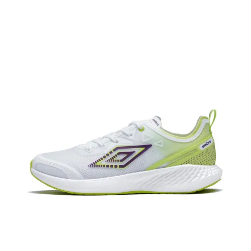 Umbro FLEX Cloud Wing Беговые кроссовки Низкий Топ Yinbao Белый/ACID Лимон Женские