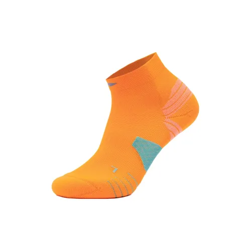 LINING Running Collection 1 шт Флуоресцентная Глазурь Апельсин Унисекс Носки